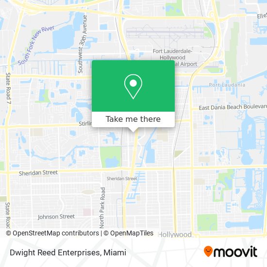 Dwight Reed Enterprises map