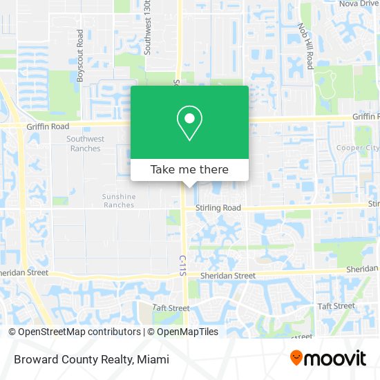 Broward County Realty map