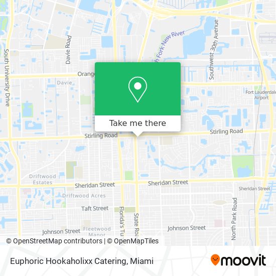 Euphoric Hookaholixx Catering map