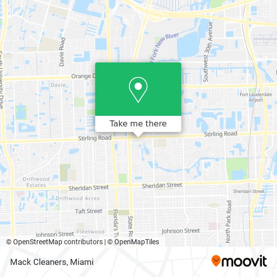 Mack Cleaners map