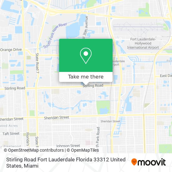 Stirling Road Fort Lauderdale Florida 33312 United States map