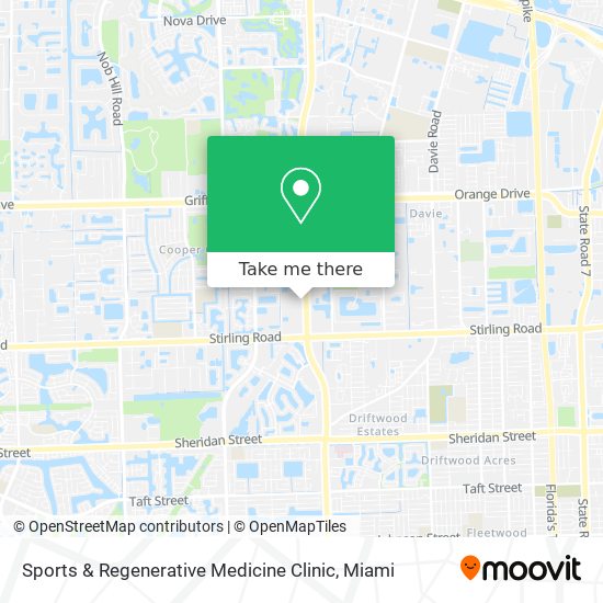 Sports & Regenerative Medicine Clinic map