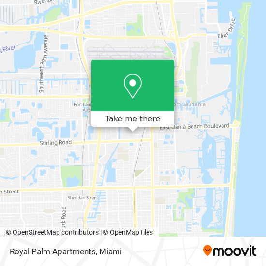 Royal Palm Apartments map