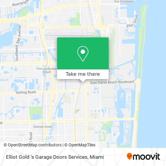 Elliot Gold 's Garage Doors Services map