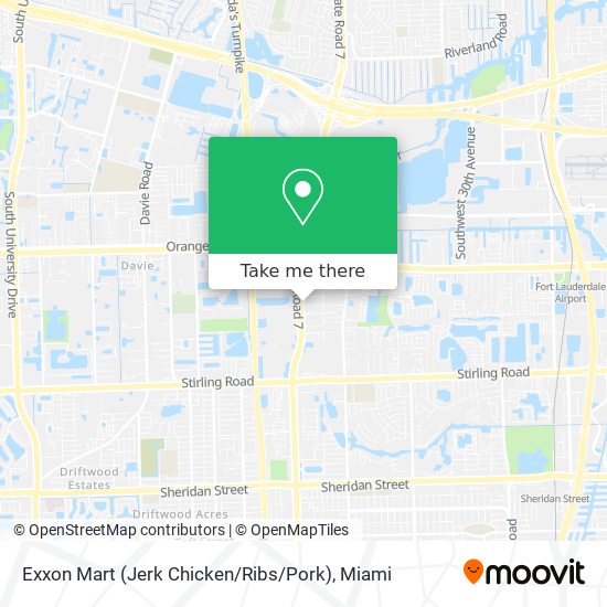 Exxon Mart (Jerk Chicken / Ribs / Pork) map