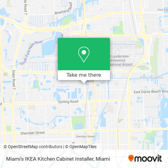 Miami's IKEA Kitchen Cabinet Installer map