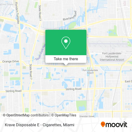 Krave Disposable E - Cigarettes map