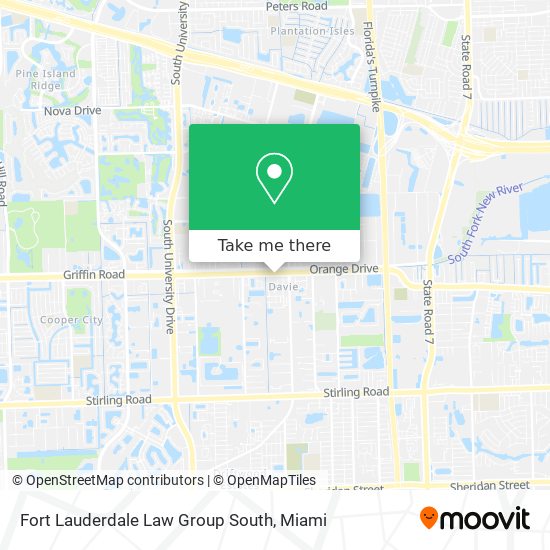 Mapa de Fort Lauderdale Law Group South