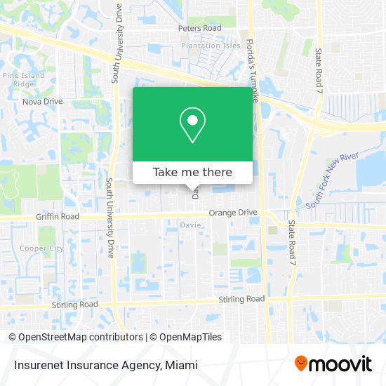 Mapa de Insurenet Insurance Agency