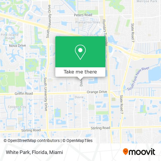 White Park, Florida map