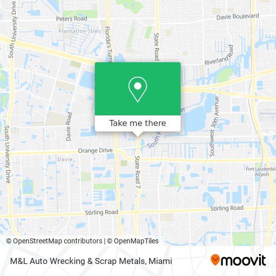Mapa de M&L Auto Wrecking & Scrap Metals