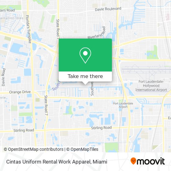 Cintas Uniform Rental Work Apparel map