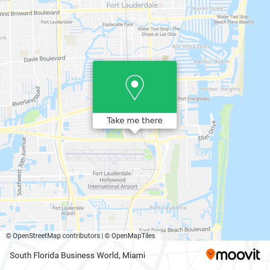 South Florida Business World map