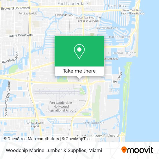 Mapa de Woodchip Marine Lumber & Supplies
