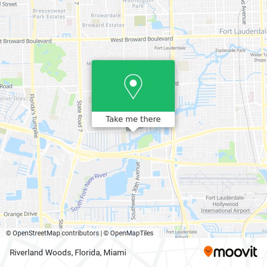 Mapa de Riverland Woods, Florida