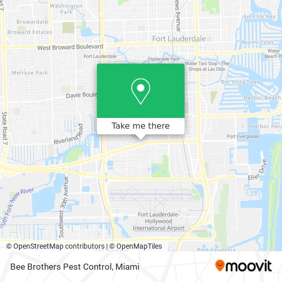 Bee Brothers Pest Control map