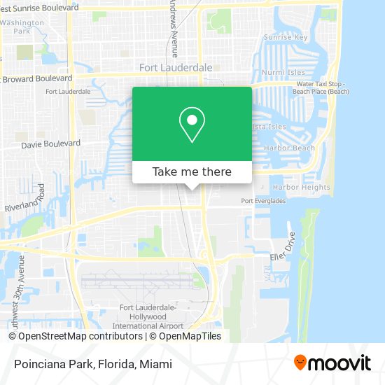 Poinciana Park, Florida map