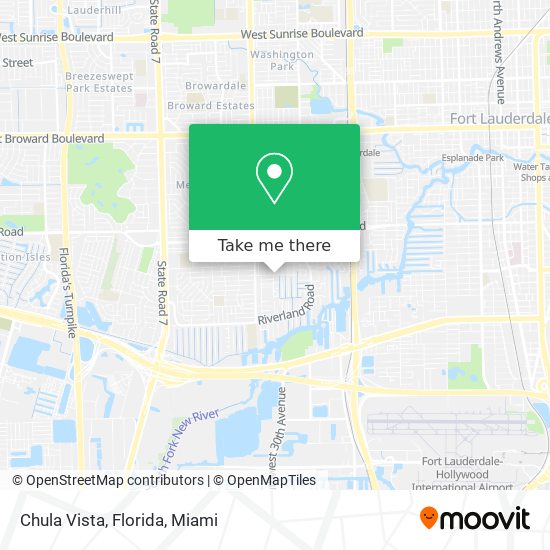 Chula Vista, Florida map