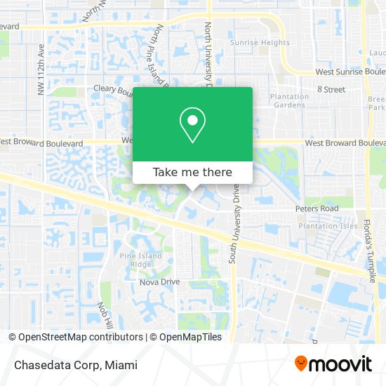 Chasedata Corp map