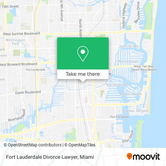 Fort Lauderdale Divorce Lawyer map