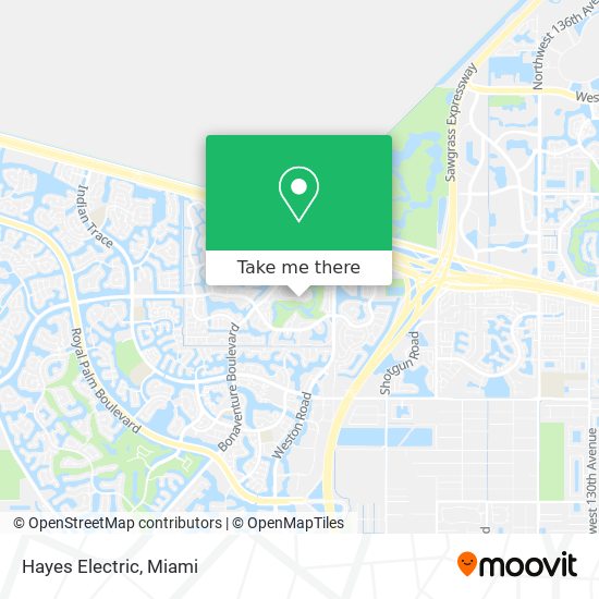 Hayes Electric map