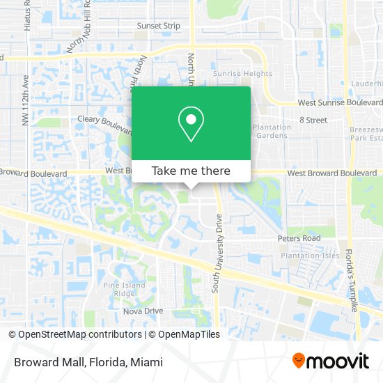 Broward Mall, Florida map