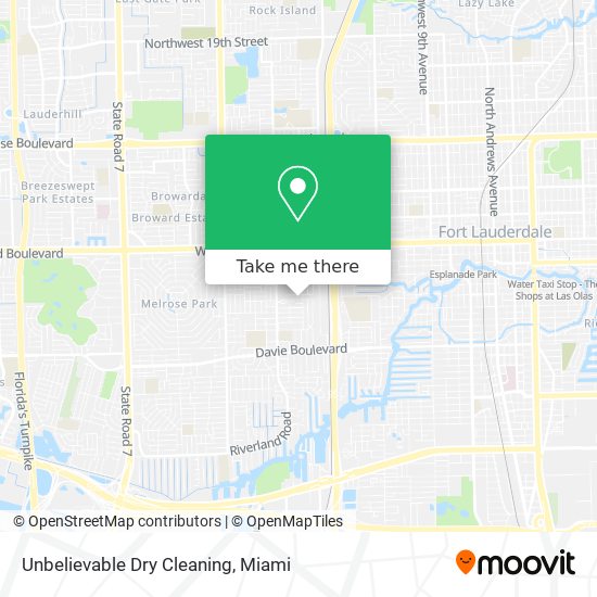 Unbelievable Dry Cleaning map