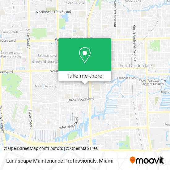 Landscape Maintenance Professionals map