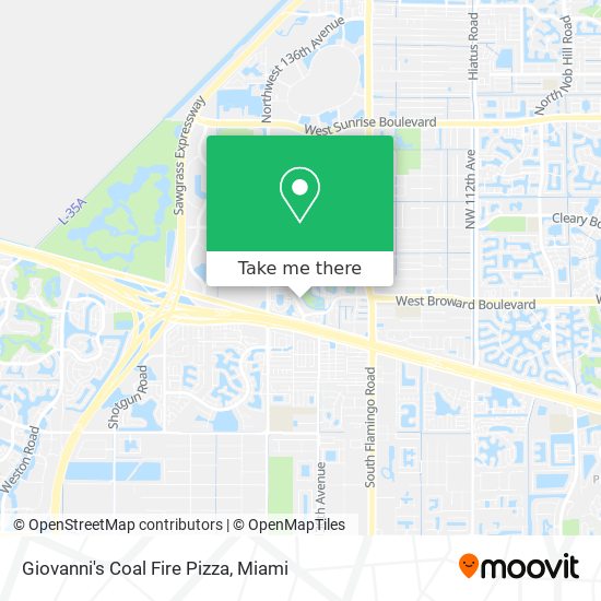 Giovanni's Coal Fire Pizza map