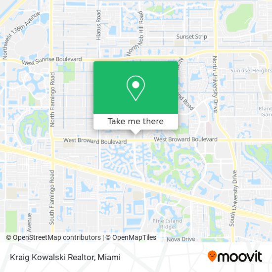 Kraig Kowalski Realtor map