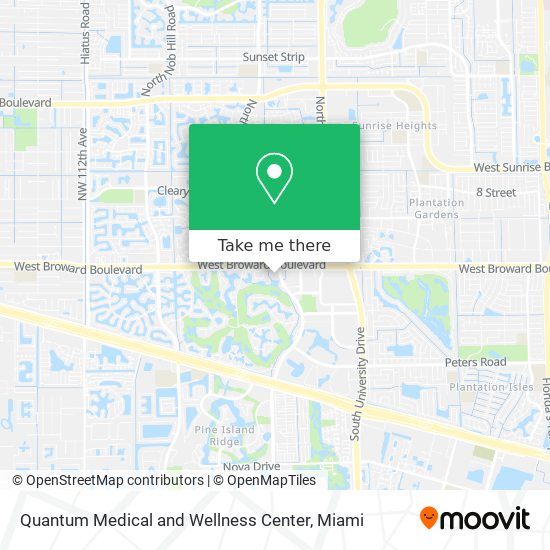 Mapa de Quantum Medical and Wellness Center