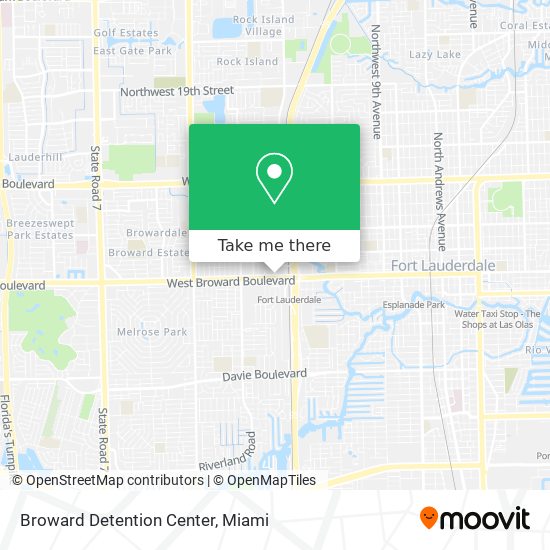 Mapa de Broward Detention Center