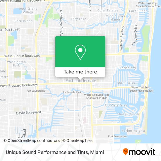 Unique Sound Performance and Tints map