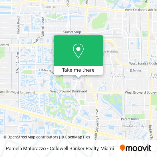 Mapa de Pamela Matarazzo - Coldwell Banker Realty