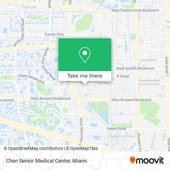 Mapa de Chen Senior Medical Center