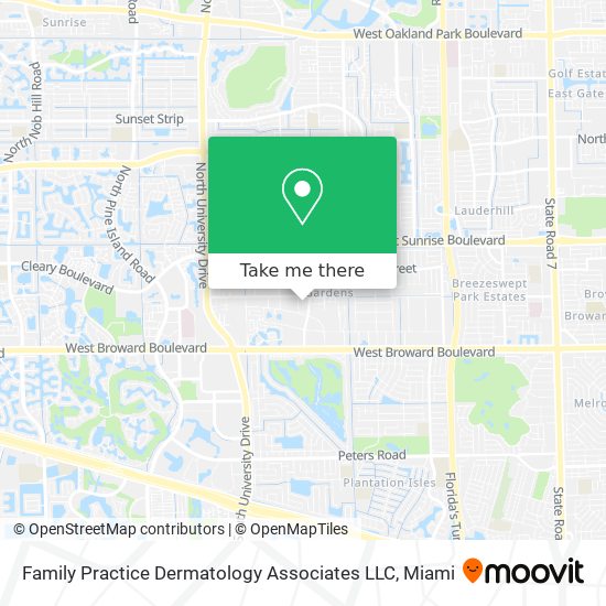 Mapa de Family Practice Dermatology Associates LLC