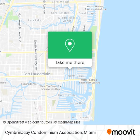 Cymbrinacay Condominium Association map