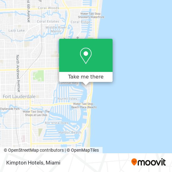 Kimpton Hotels map