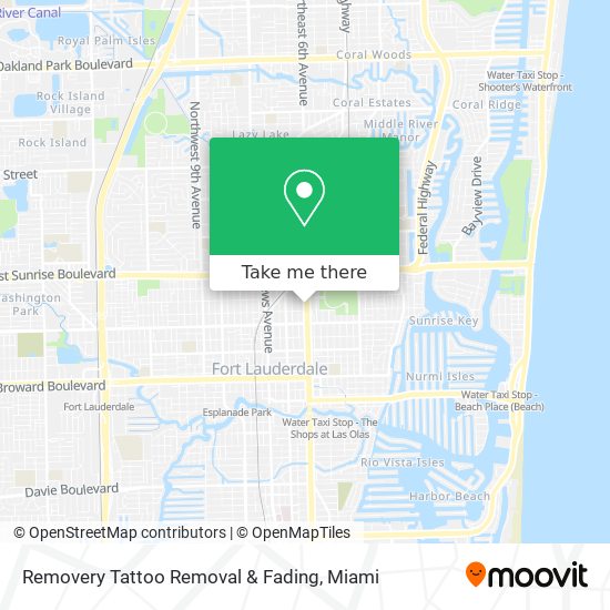 Mapa de Removery Tattoo Removal & Fading