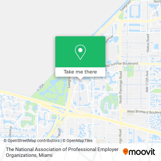 The National Association of Professional Employer Organizations map