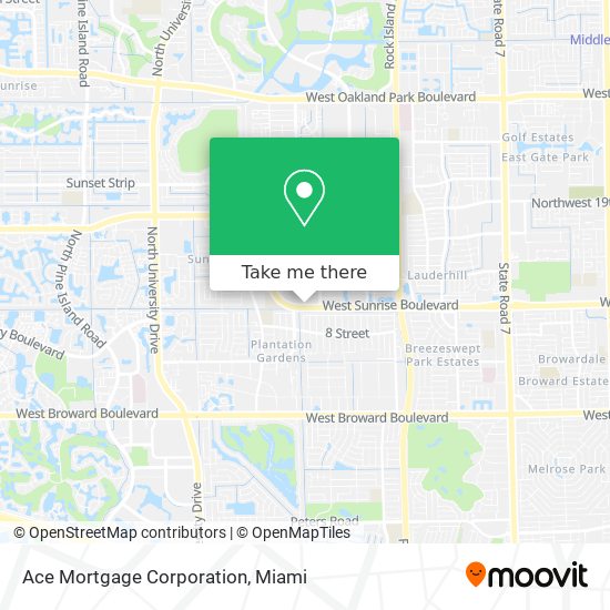 Mapa de Ace Mortgage Corporation