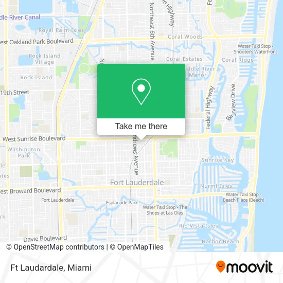 Mapa de Ft Laudardale