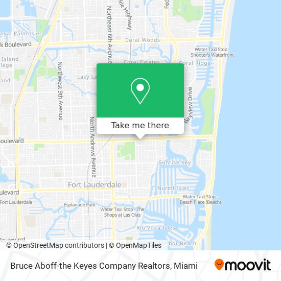 Mapa de Bruce Aboff-the Keyes Company Realtors