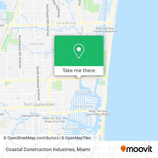 Coastal Construction Industries map