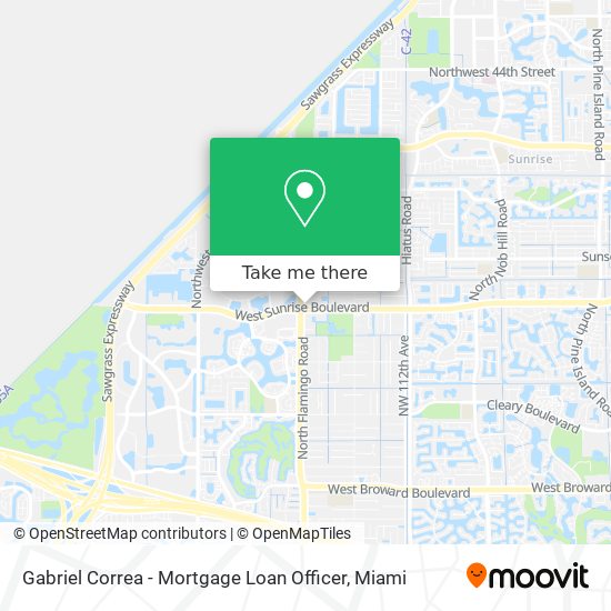 Mapa de Gabriel Correa - Mortgage Loan Officer