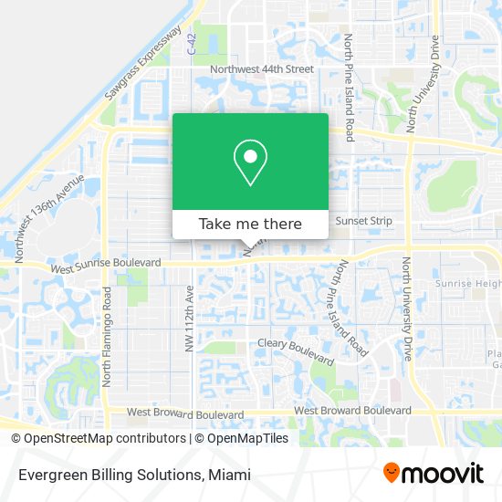 Evergreen Billing Solutions map