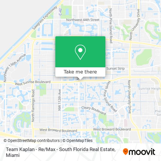 Mapa de Team Kaplan - Re / Max - South Florida Real Estate