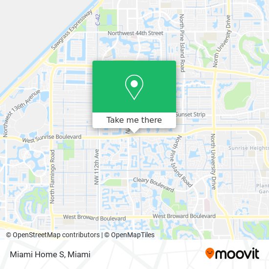 Mapa de Miami Home S