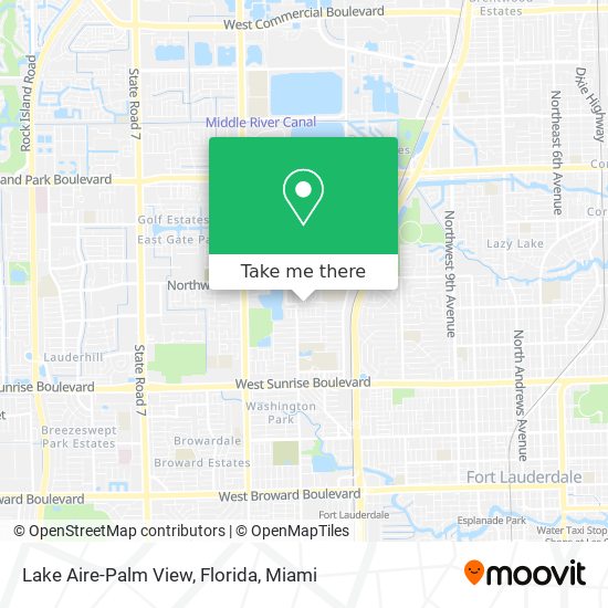 Lake Aire-Palm View, Florida map