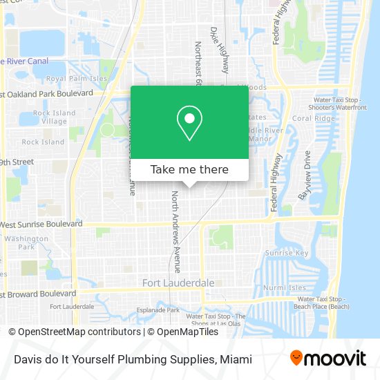 Mapa de Davis do It Yourself Plumbing Supplies